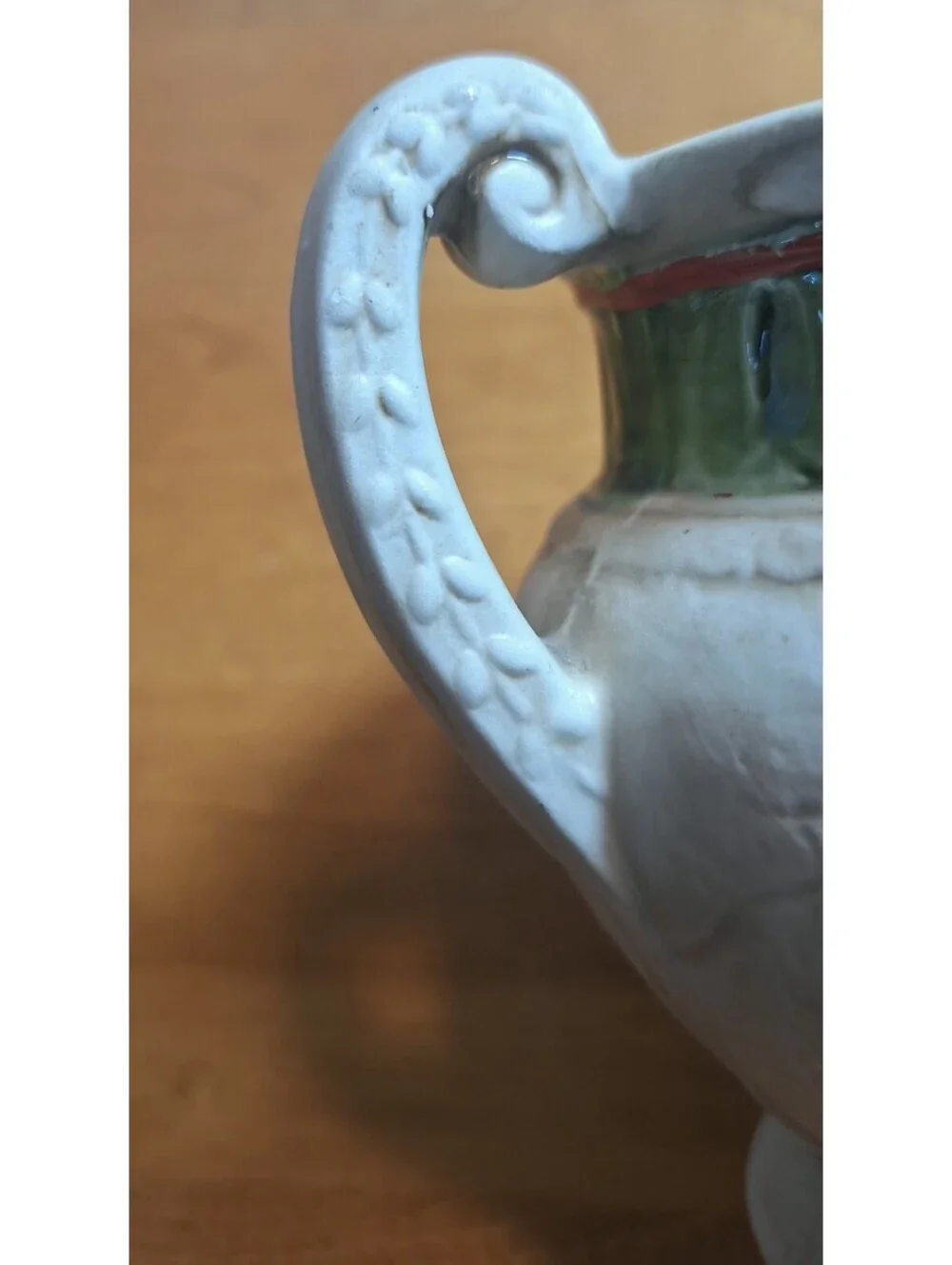 Vintage Lefton Mid Century Ceramic Urn Vase Greco-Roman 5